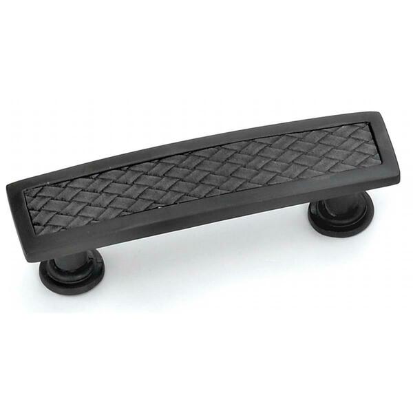 Strategic Brands 3.78 in. Rectangular Pull-Oil Rubbed Bronze-Black 12492